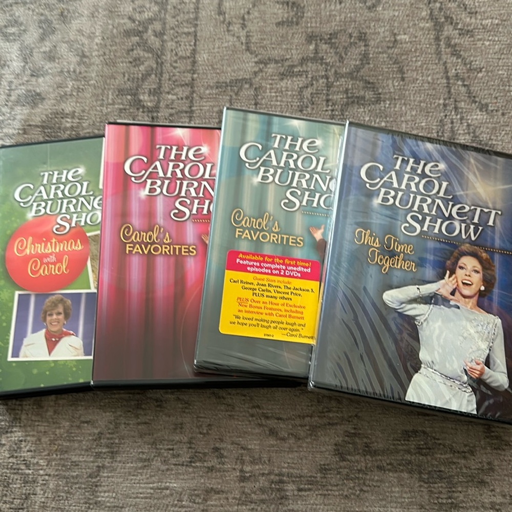 4 Carol Burnett Show DVD’s
